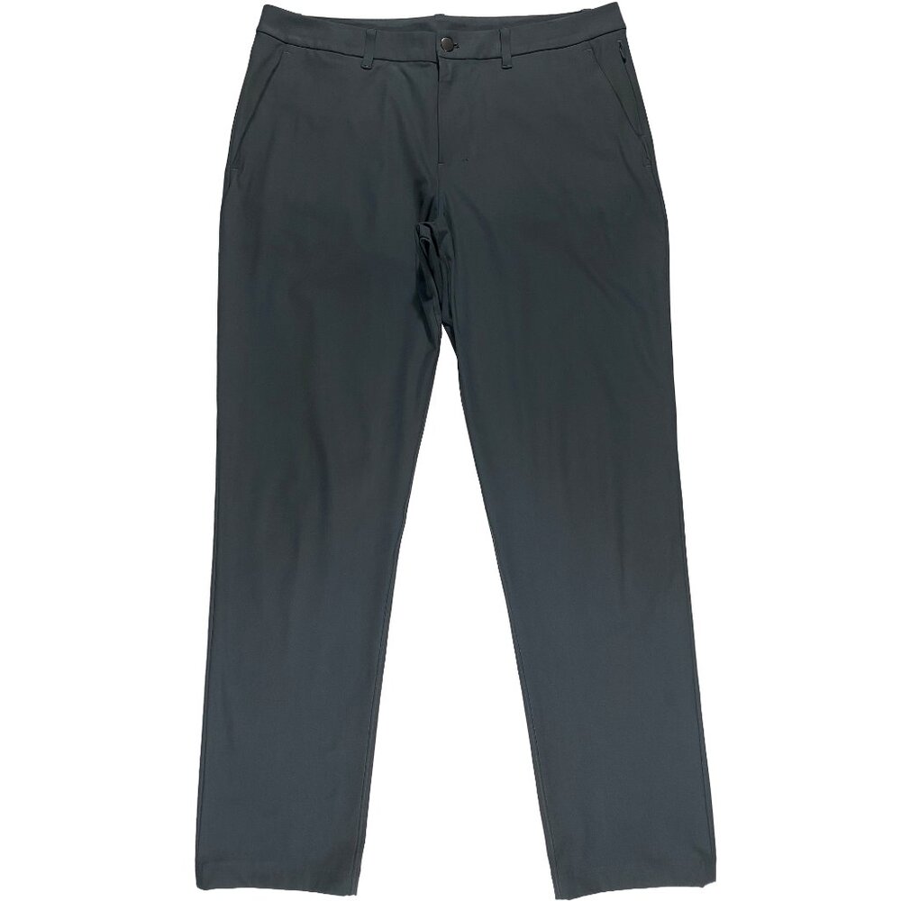 M5AR3S - Lululemon ABC Classic-Fit Trouser *Warpstreme Oil Gray men's 37x32.5